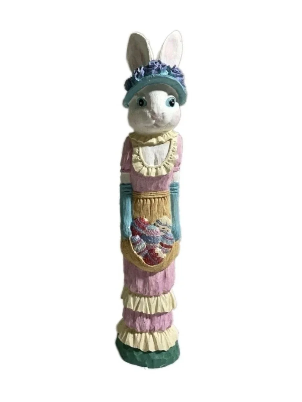 vintage Easter Bunny pencil-style figurines, Alice and Chris Carrots. With Box